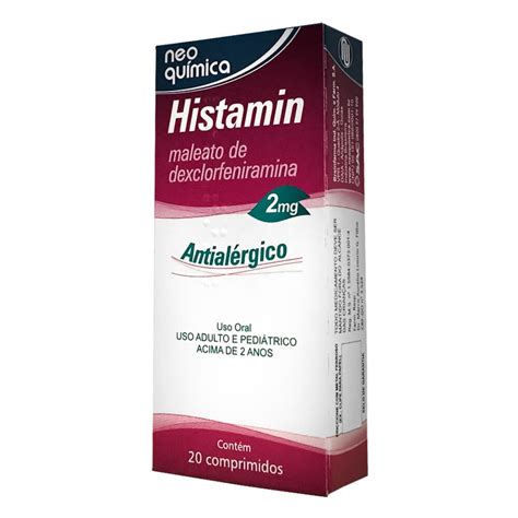 bula histamin comprimido 2 mg